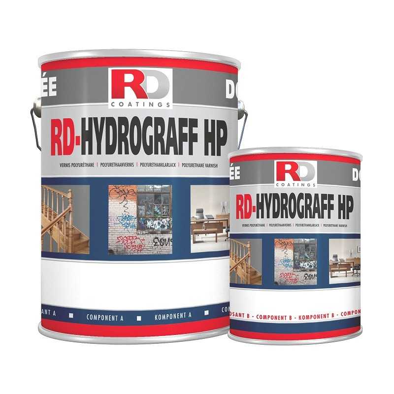 Hoogwaardige 2-componenten satijnen polyurethaanlak | RD-Hydrograff HP Clear Satijn Hoogwaardige 2-componenten satijnen polyurethaanlak | RD-Hydrograff HP Clear Satijn